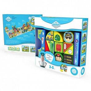 Пластиковые кубики MAGNETICUS Аэропорт, 12 шт. (Magneticus, BLO-003-03)